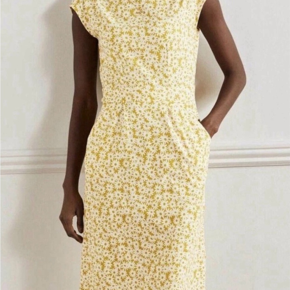 Boden Floral Print Midi Dress
